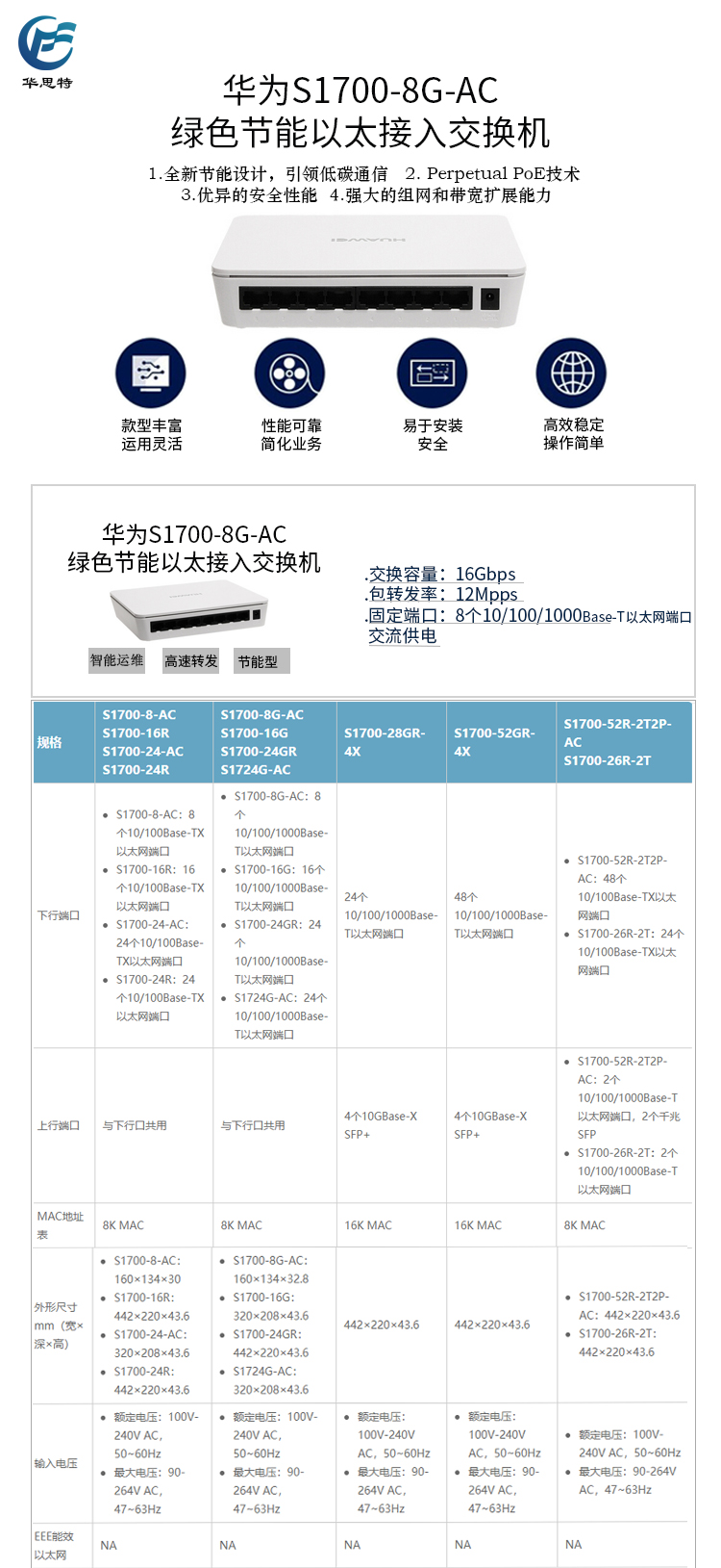 S1700-8G-AC 详情页