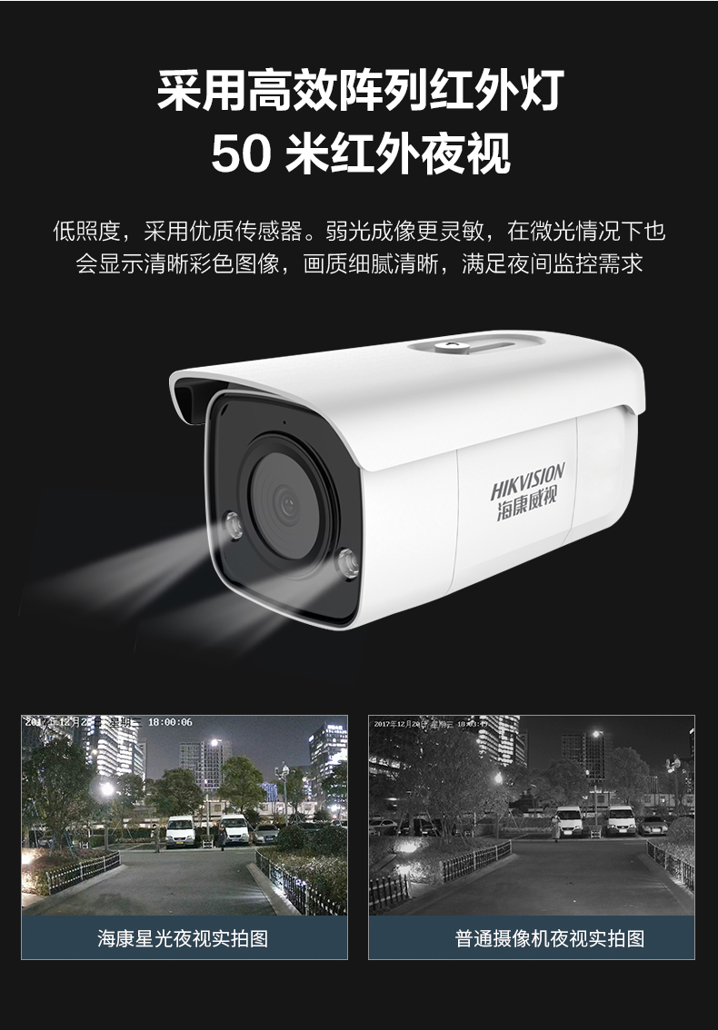 智能警戒200万筒型网络摄像机